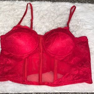Red bralette